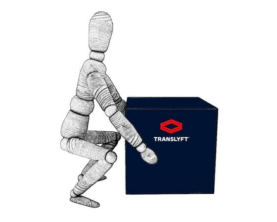 Illustration levage boîte 